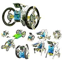 Los mejores  - The Source Wholesale- Kit de robot solar educativo 14 en 1- Color (TS0139) - color-modelo surtido